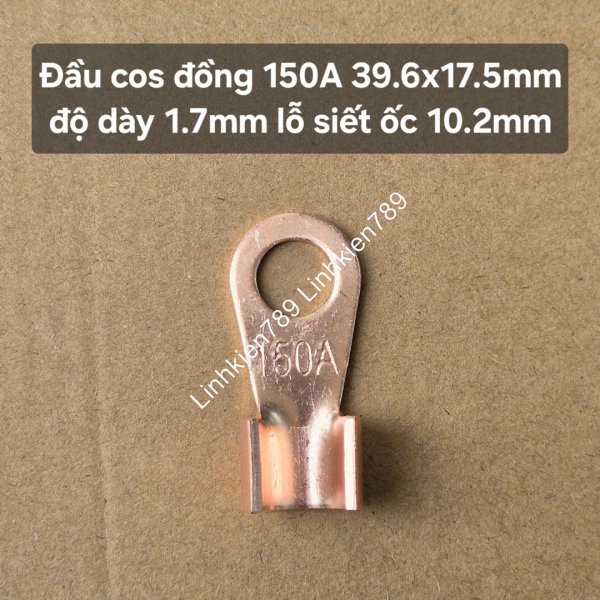  Đầu cos đồng 150A cốt đồng 150A ( 1 cái )